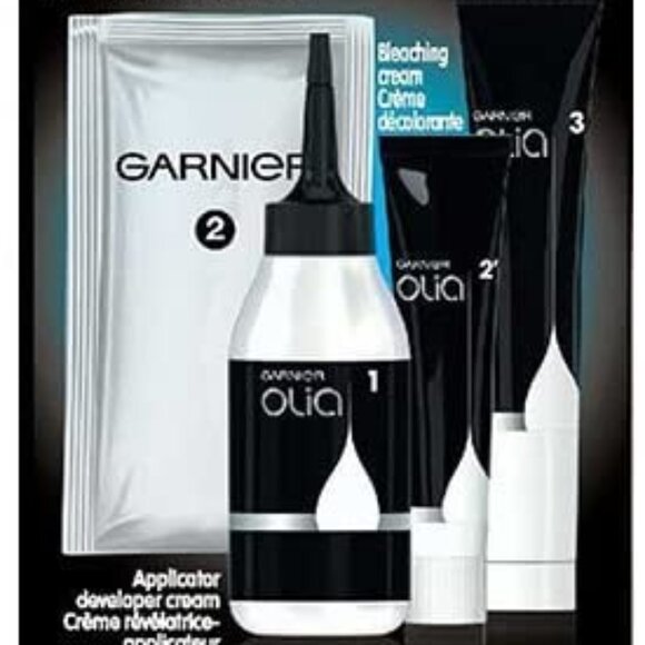 Garnier Olia Permanent Bleach Hair Color, B+++ Max Bleach, Up to 7 Levels Lift - Picture 2 of 7